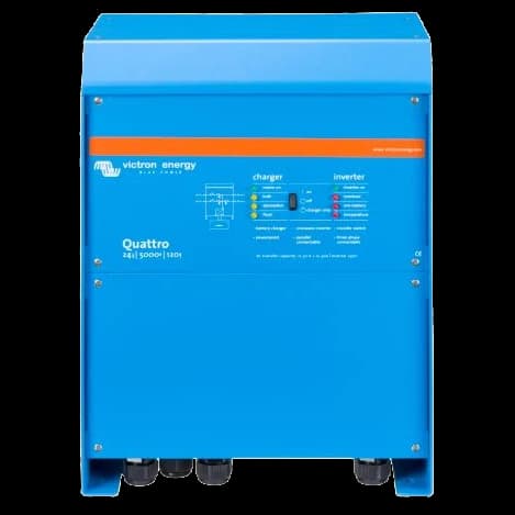 Victron Energy VictronEnergy Quattro 24/5000/120-100/100 однофазний чиста синусоїда Інвертор